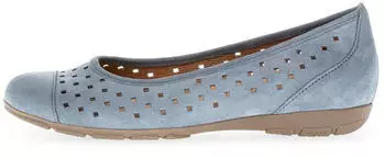 Gabor Ballerina with Hovercraft Air Chamber Outsole denim