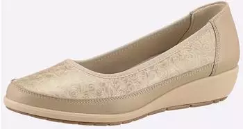 Witt Weiden Ballet Flat beige-gemustert
