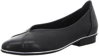Everybody Shoes Smooth Leather Ballerina schwarz