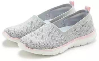 Lascana Slip-On Sneaker, ultralight VEGAN hellgrau/ros&eacute;
