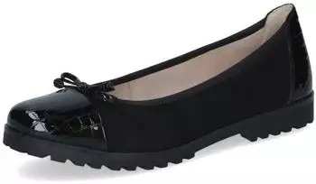 Caprice Ballerina (9-22150) schwarz meliert