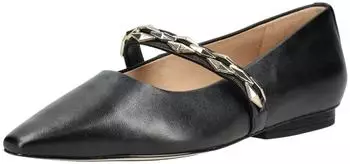 Peter Kaiser Nappa Leather Strap Ballerina schwarz