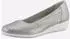 Witt Weiden Ballet Flat silberfarben-gemustert