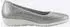 Witt Weiden Ballet Flat silberfarben-gemustert