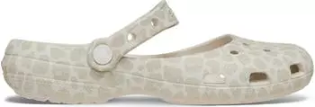Crocs Classic Animal Ballet Clog almond tint/leopard