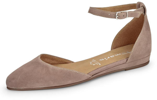 Tamaris Lederballerina (1-1-24231-24) taupe