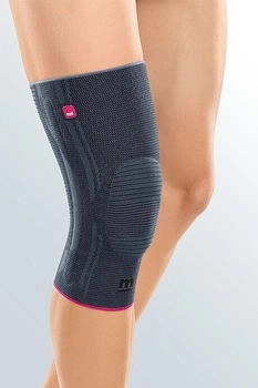 Medi Genumedi Komfort-Kniebandage mit Patella-Silikonring III silber