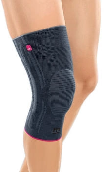 Medi Genumedi Komfort-Kniebandage mit Patella-Silikonring VIII silber