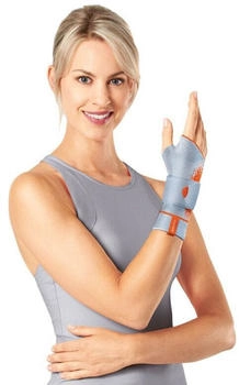 Sporlastic Manudyn Supreme Handgelenkbandage platinum-orange L rechts