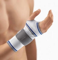 Bort 112920, Bort ManuBasic Handgelenkbandage Silber - Gr&ouml;&szlig;e: M plus - Seite: links