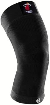 Bauerfeind Kompressions-Kniebandage NBA Miami Heat S schwarz
