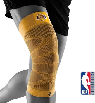 Bauerfeind Sports Kompressions-Kniebandage NBA Los Angeles Lakers XL gelb