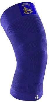 Bauerfeind NBA Kompressions-Kniebandage Golden State Warriors M blau