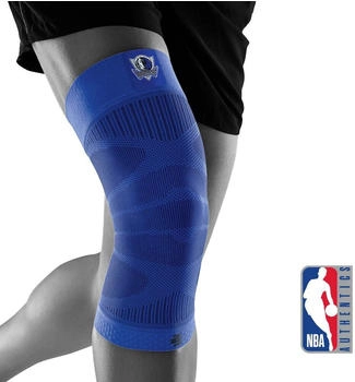 Bauerfeind Sports Kompressions-Kniebandage NBA Dallas Mavericks XL blau