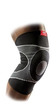 McDavid 4-Way Elastic Knieschiene avec contreforts gel schwarz S
