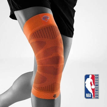 Bauerfeind Sports BAUERFEIND Unisex-Adult Sports Compression Knee Support NBA Kniebandage, New York Knicks, S
