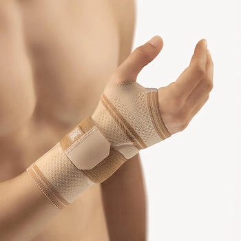 Bort ManuBasic Handgelenkbandage rechts beige M plus (16317696)
