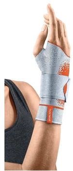 Sporlastic Manudyn Supreme Handgelenkbandage links platinum-orange (07157)