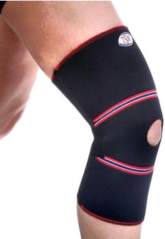 TSM Kniebandage mit Patella-Aussparung schwarz XXL