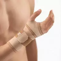 Bort 112920, Bort ManuBasic Handgelenkbandage Beige - Gr&ouml;&szlig;e: S plus - Seite: rechts