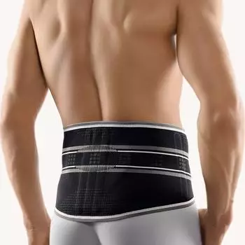 Bort Rückenbandage StabiloBasic mit Pelotte schwarz 2