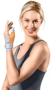 Sporlastic Mittelhand-Daumenschiene platinum rechts S