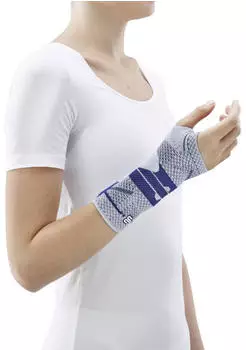 Bauerfeind ManuTrain Handgelenk-Aktivbandage 2 titan rechts