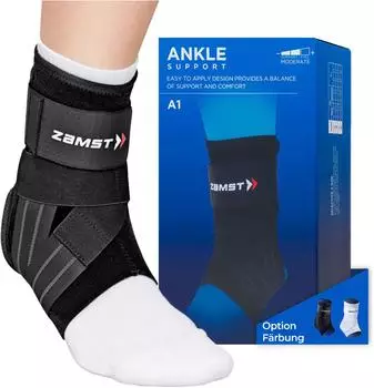 Zamst Sprunggelenkbandage A1 Black rechter Bein M