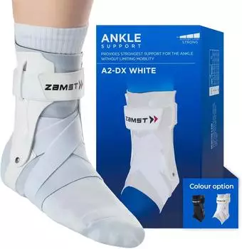 Zamst Sprunggelenkbandage A2-DX White rechter Bein L