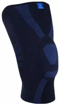 Thuasne GenuPro comfort Kniebandage 4 schwarz-blau