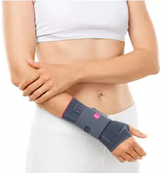 Medi Manumed Active Handgelenkbandage Silber I rechts