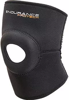 Endurance Protech Neopren Offene Kniebandage 1001 black S