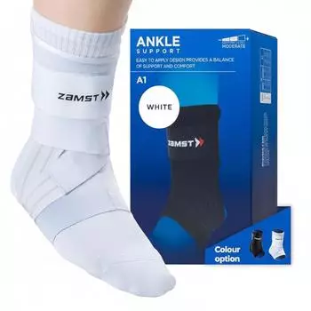 Zamst Sprunggelenkbandage A1 White linker Bein XL