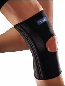 Thuasne Verstärkte Neopren-Kniebandage, Größe L, schwarz (570)