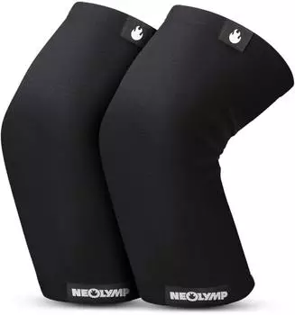 Neolymp Kniebandage mit Kompression, schwarz, Unisex, Gr&ouml;&szlig;e M (33-36cm) (NEOLYMP_BK210)