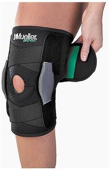 Mueller Green line Einstellbare Kniebandage mit Gelenk schwarz