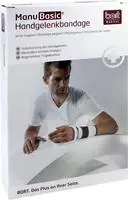 PZN-DE 07670123, Bort Manubasic Bandage links medium silber 1 stk