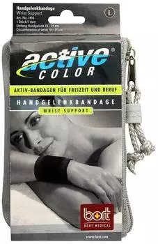 Bort ActiveColor Handgelenkbandage schwarz Gr. L