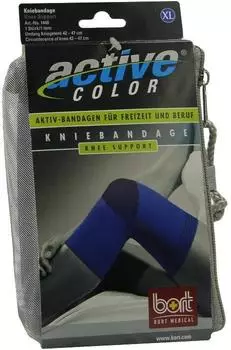 Bort ActiveColor Kniebandage blau Gr. XL