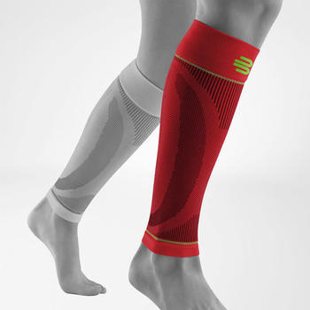 Bauerfeind Sports Compression Sleeves Lower Leg rot long Gr. L