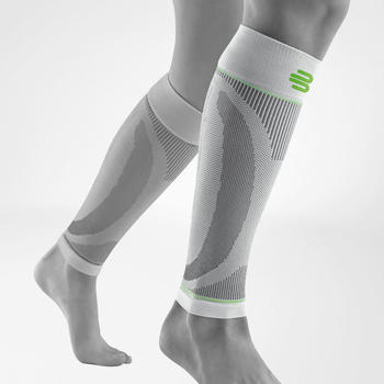Bauerfeind Sports Compression Sleeves Lower Leg weiß long Gr. L