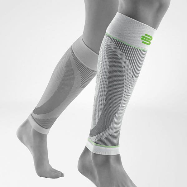 Bauerfeind Sports Compression Sleeves Lower Leg weiß long Gr. S