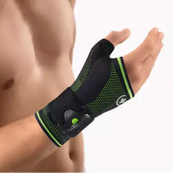 Bort SellaFlex Daumenst&uuml;tze Sport Schwarz-gr&uuml;n Gr. L
