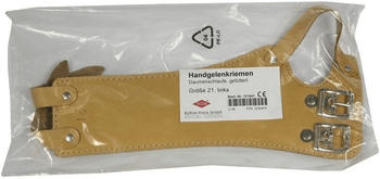 Büttner-Frank Handgelenkriemen Gr. 21 Links 2 Schnallen gefüttert