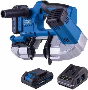 Scheppach C-MBS635-X 20V 63,5cm inkl. 2Ah Akku + 2,4A Ladegerät