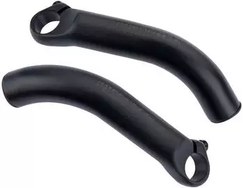 CON-TEC Bar Ends "Comfort XXL" schwarz, 3D-geschmiedetes Aluminium