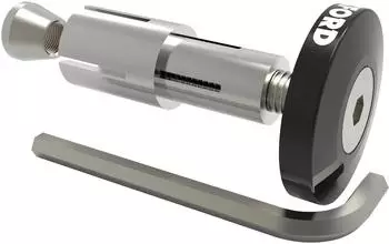 Oxford Bar Ends 2 Motorrad-Lenkergewichte, Aluminium, 22mm, schwarz (OX598)