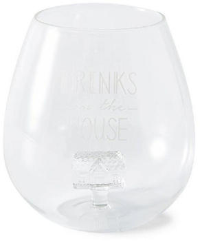 Rivièra Maison 4er Spar-Set Drinks On The House Wasserglas - transparent - à 611 ml