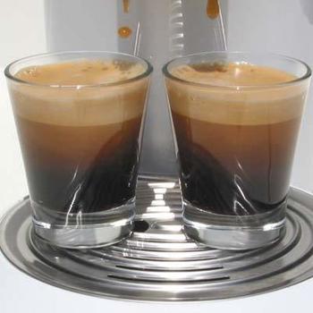 Bormioli Rocco 6er Set Gläsern Caffeino Glas 8,5cl, Transparent