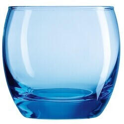 Arcoroc C9688 Salto Ice Blue Tumbler, Trinkglas, 320ml, Glas, transparent, 6 Stück